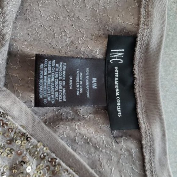 I.N.C International Concepts Sequin Top - Picture 6 of 7